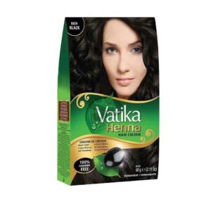 Vatika Henna Hair Colour - Rich Black 60g