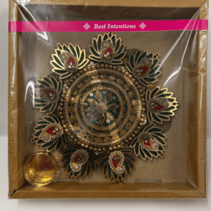 Decorative Thali With 1 Diya Holder