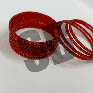 Glass Bangles (Red)