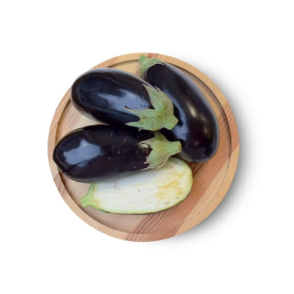 Long aubergine