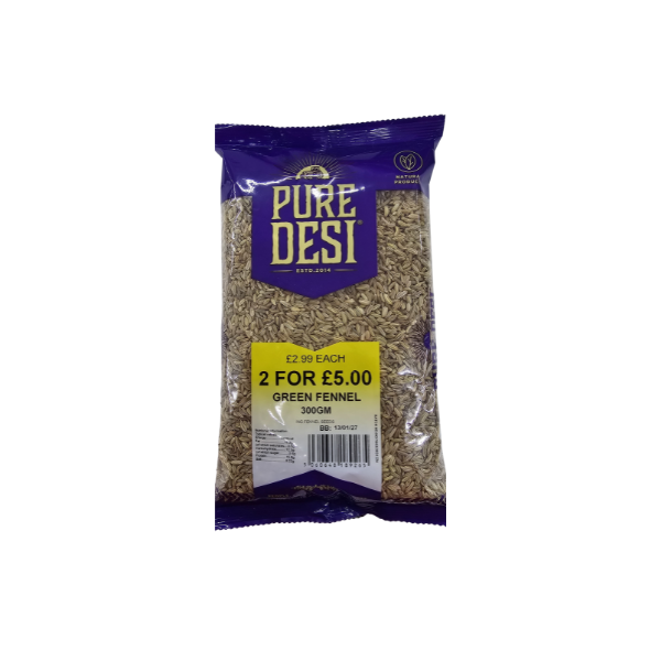 Pure Desi - Green Fennel - 300gm