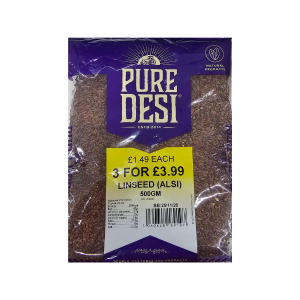 Pure Desi - Linseed - 500gm