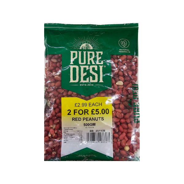 Pure Desi - Red Peanuts - 500gm