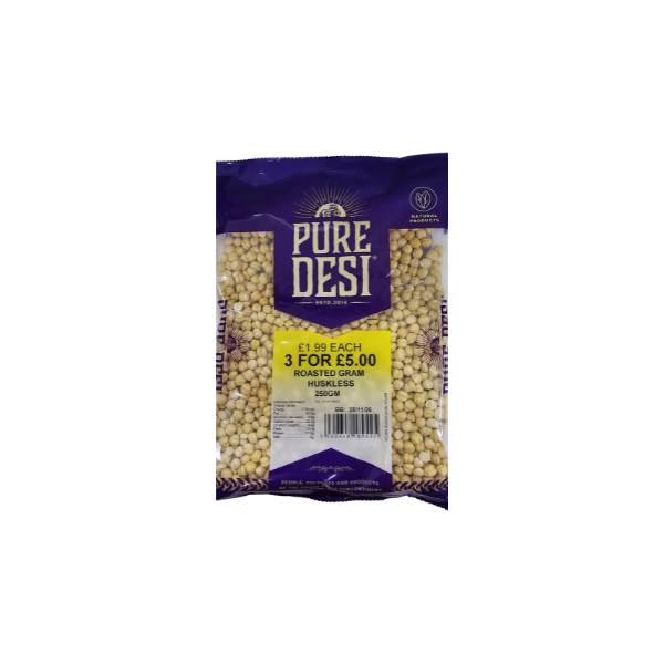 Pure Desi - Roasted Gram Huskless - 250gm