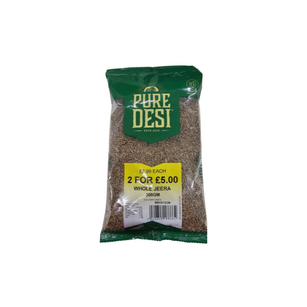 Pure Desi - Whole Jeera - 300gm